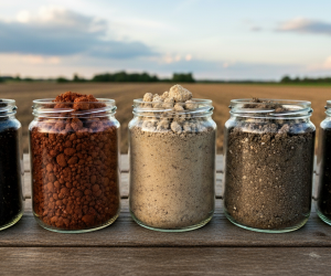 Obraz pokazujący gleby występujące w Polsce