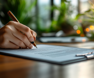 podpisywanie umowy kupna